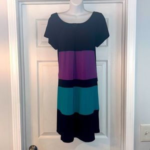 Tiana B Color Block Dress